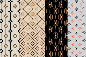 provide textile design by fully manual method
