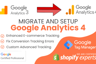setup google analytics 4 for ecommerce on any platform