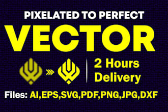 do vector tracing, vectorize image or convert logo to vector