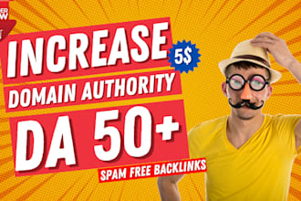 increase moz domain authority da 50