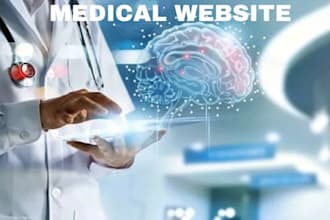 design healthcare website , medical website , clinic website