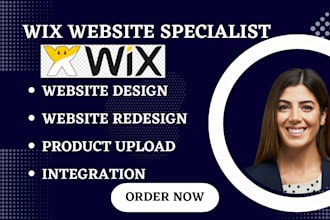 design wix website, redesign wix website, wix seo, wix landing page