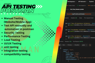 perform API testing with postman for your software and mobile apps