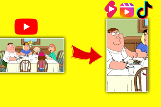 family guy tik tok and youtube shorts clips maker with subway and caption