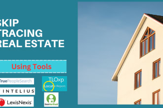 skip tracing for real estate , llc data finding , owner data collection