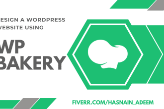 design a wordpress website using wpbakery