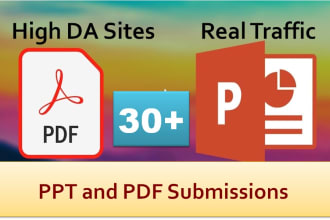 create manual 30 plus ppt and pdf submissions to top document sharing sites