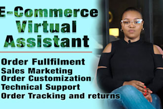 be your ecommerce virtual assistant for your business