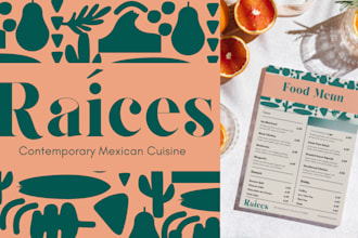create an aesthetic brand identity for your restaurant