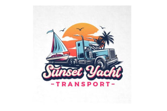 create transport yacht,truck,auto repair logo design