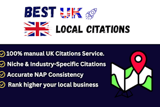 do best UK local citations, backlink from yext and brightlocal list