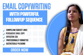write email sequence for cold email lead generation campaign