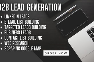 do b2b lead generation,linkedin research and email address