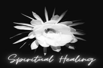 healer with strong spiritual energy from distance