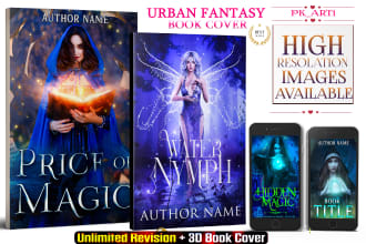 design urban book cover, fantasy or fiction