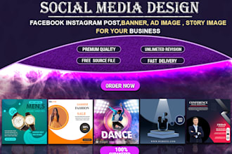 design social media post facebook post instagram post ads