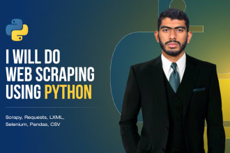 do python web scraping, data mining,web scraper,data collection,data extraction