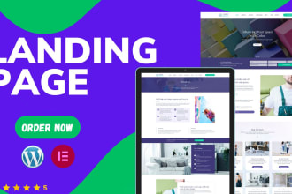 build visually stunning landing pages to impress visitors