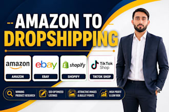 do amazon to ebay shopify and tiktok shop listings