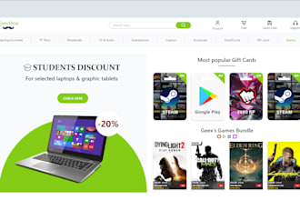 create online stores unlimited products your design or custom