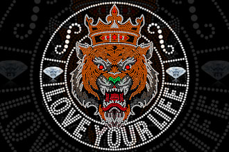do rhinestone design for you