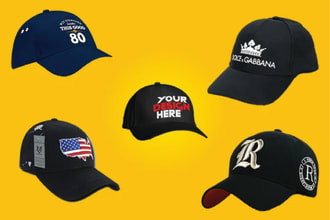 create a fantastic design cap hat t shirt and mockup design