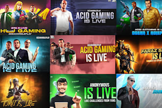 design attractive gaming thumbnails for your videos