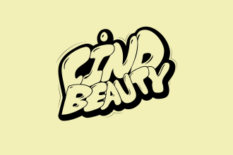 make custom type font logo graffiti design edgy for you