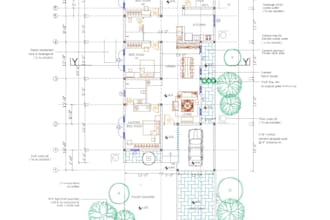 do architectural 2d floor plan, house floor plan,2d  drafting