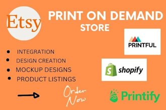 do etsy print on demand with printify or printful