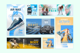 do luxury hero image, website headers and web banner design