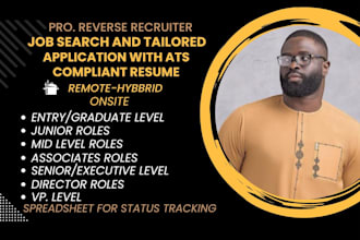 search and apply jobs for job application, reverse recruit and job hunt linkedin
