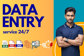 virtual assistant for excel data entry, pdf to excel, copy paste, contact info
