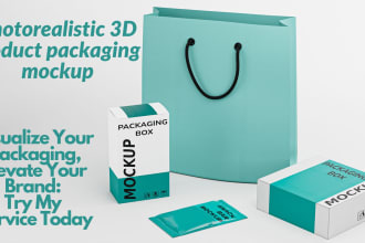 render your product packaging design for amazon