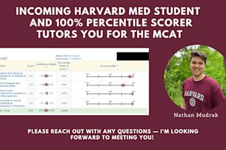 tutor you for the mcat by a 100th percentile scorer