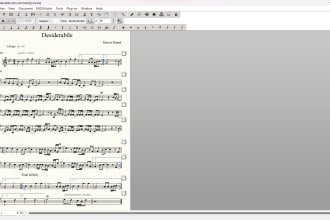trascribe your music and convert it in score pdf