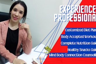 create customized diet plans for you