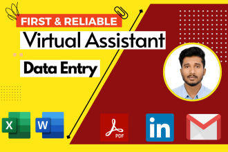 be your personal virtual assistant or personal assistant for any admin tasks
