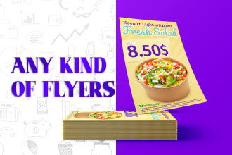 do flyer design, poster, social media