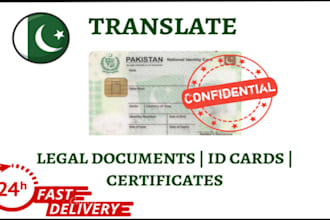 provide professional urdu to english legal document translation services
