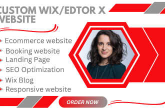 build custom wix or editor x 3d website