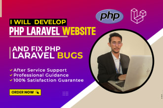 develop PHP laravel website and fix PHP laravel bugs