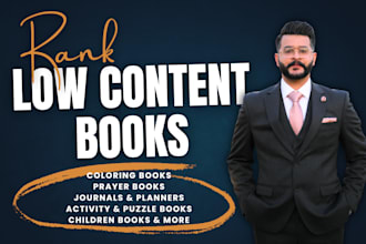write amazon kdp low content book description
