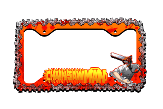 design custom anime license plate frame for your webstore