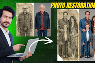restore old damaged photos in 24 hours