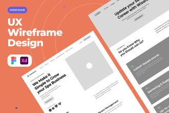 make you a UX wireframe design in figma for 24 hours