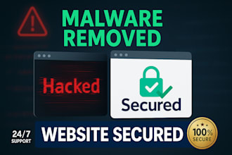 fix hacked website, remove malware and prevent future attack