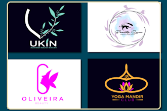 create professional beauty logo design for you