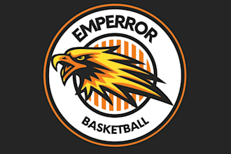 design vintage basketball logo