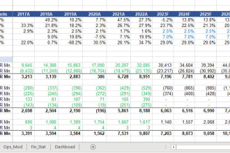 create a financial model and generate projections and forecasts for businesses